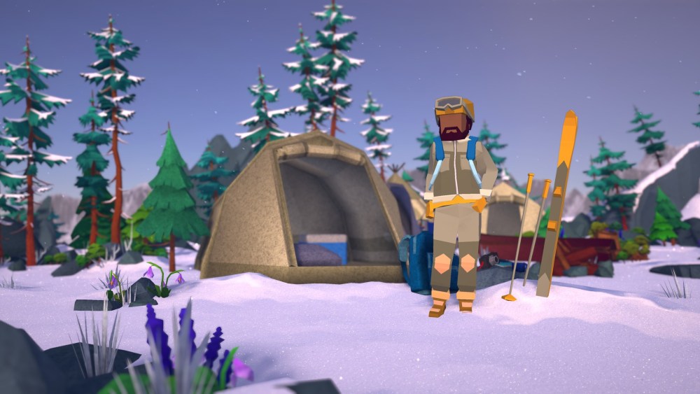 lonely mountains snow riders