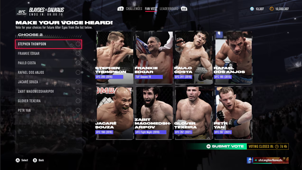UFC 5 Available on Game Pass and EA Play List with More Alter Egos