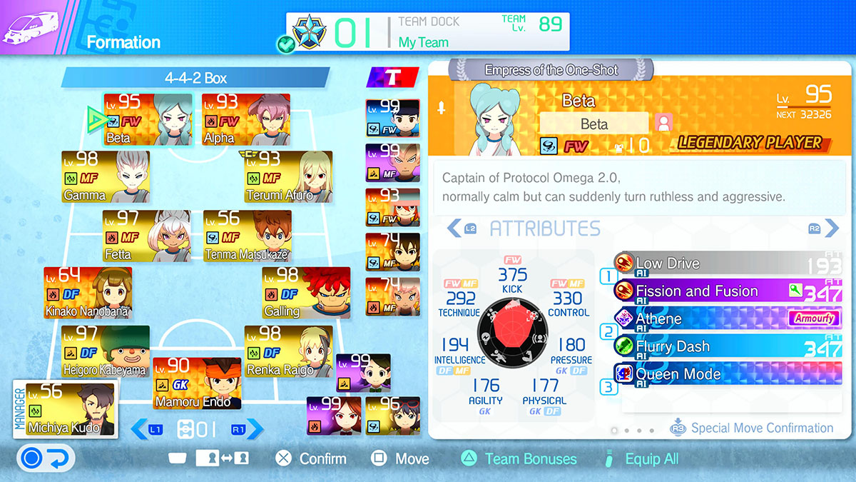 All Inazuma Eleven Victory Road Attributes, Explained 