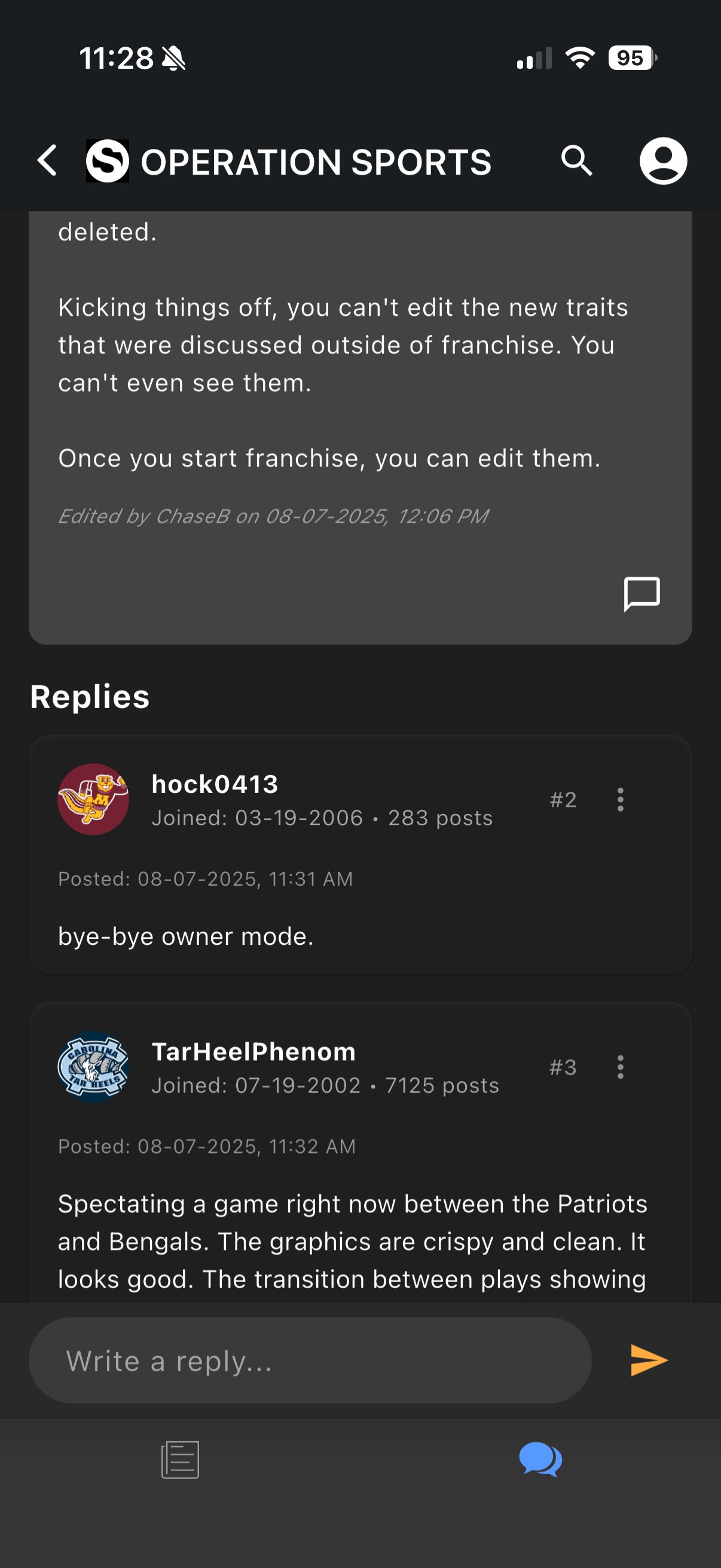 OS App forum replies 