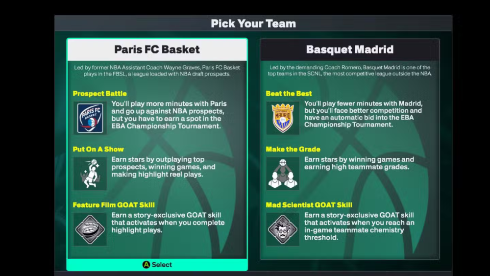 NBA 2K26 Paris Madrid