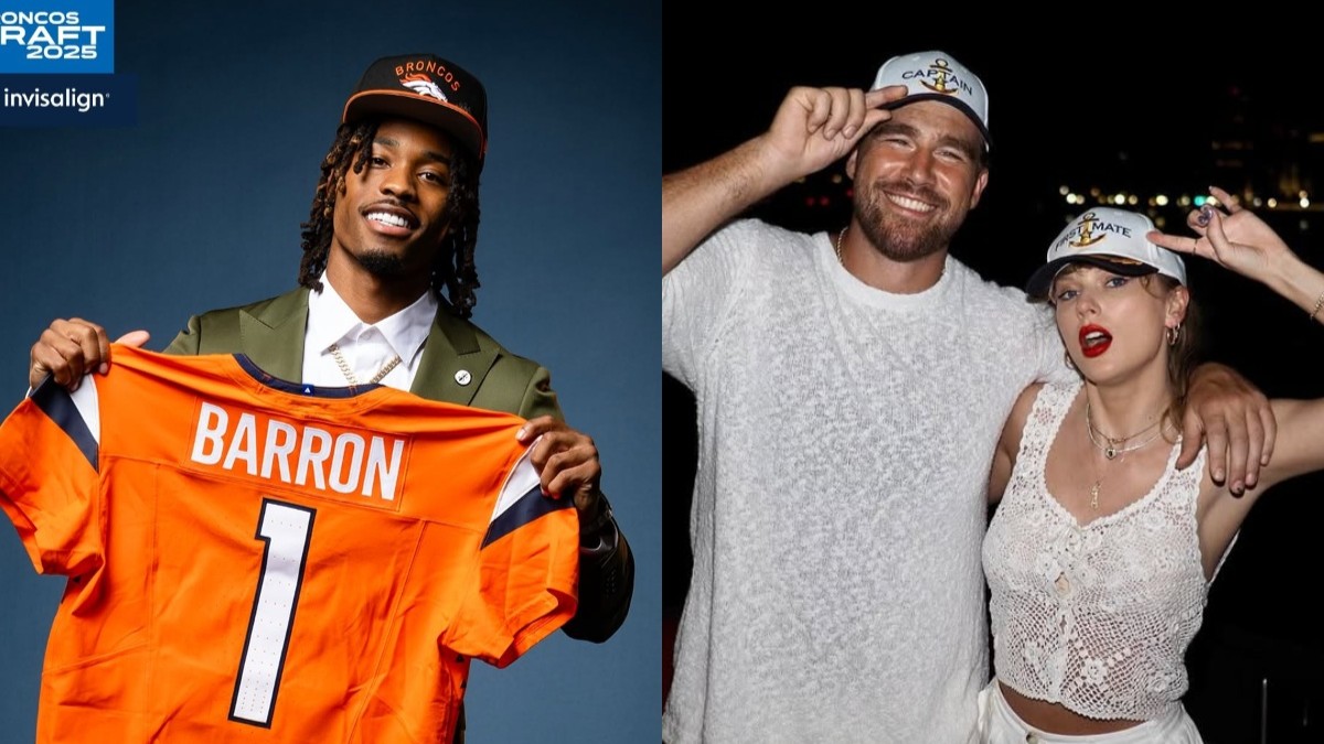 Image: Jahdae Barron and Travis Kelce's Instagram