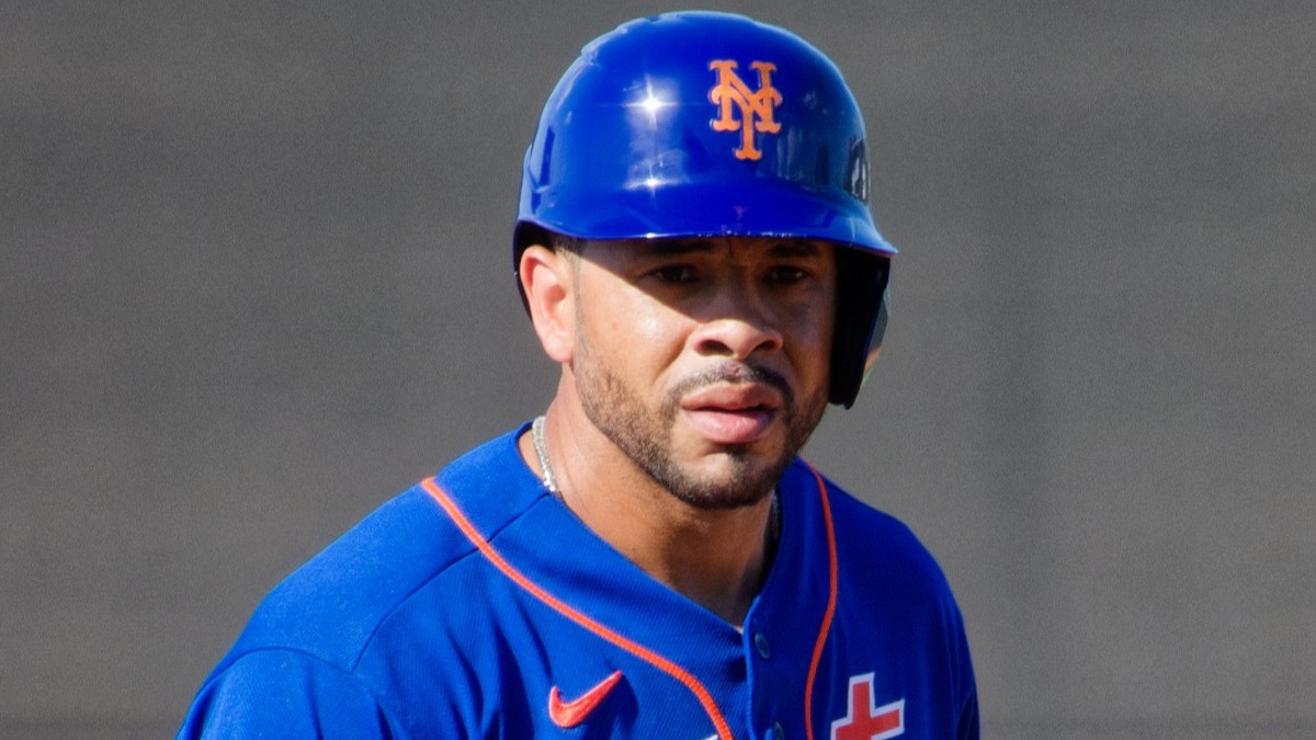 "Tommy Pham runs the bases, March 27, 2023" by D. Benjamin Miller is marked with CC0 1.0.