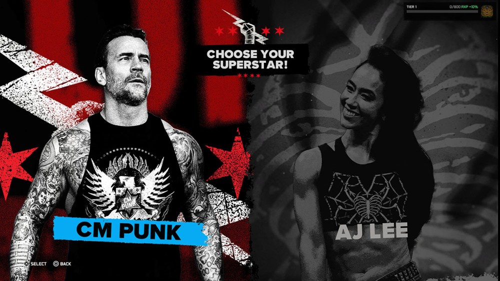 The Showcase Gauntlet superstar selection screen, as seen in WWE 2K26.